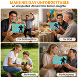 Funny Birthday Card with Sound, Shaking Gorilla Musical Interactive Greeting Card for Men Women Kids, Happy Birthday Gag Gift for Family Friends Coworkers