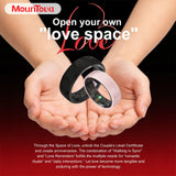 Smart Health Ring - Heart Rate Blood Oxygen Sleep Monitor, Couple Interactive 5ATM Waterproof Fitness Tracker Ring