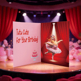 Tutu Cute Chicken Ballerina Birthday Card – Funny & Whimsical Birthday Greeting Card with Ballet Rooster Design – Perfect for Kids, Teens & Adults – Includes Envelope