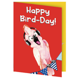 Funny Musical Birthday Card with Singing & Head-Banging Parrot, Sound & Shaking Pop Up Birthday Card for Men Women Kids, Happy Birthday Gift for Friends, Family, Coworkers