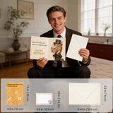 Gentleman Horse Musical Birthday Card for Men, Dad, Husband，Funny Shaking Greeting Card for Him, Perfect for Birthday Party, Father’s Day