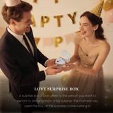 Automatic Flip Gift Box Heart Shape