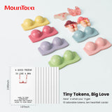 A Good Friends is Like A Bra, Pocket Hug Set, 10 Pieces for 1 Set