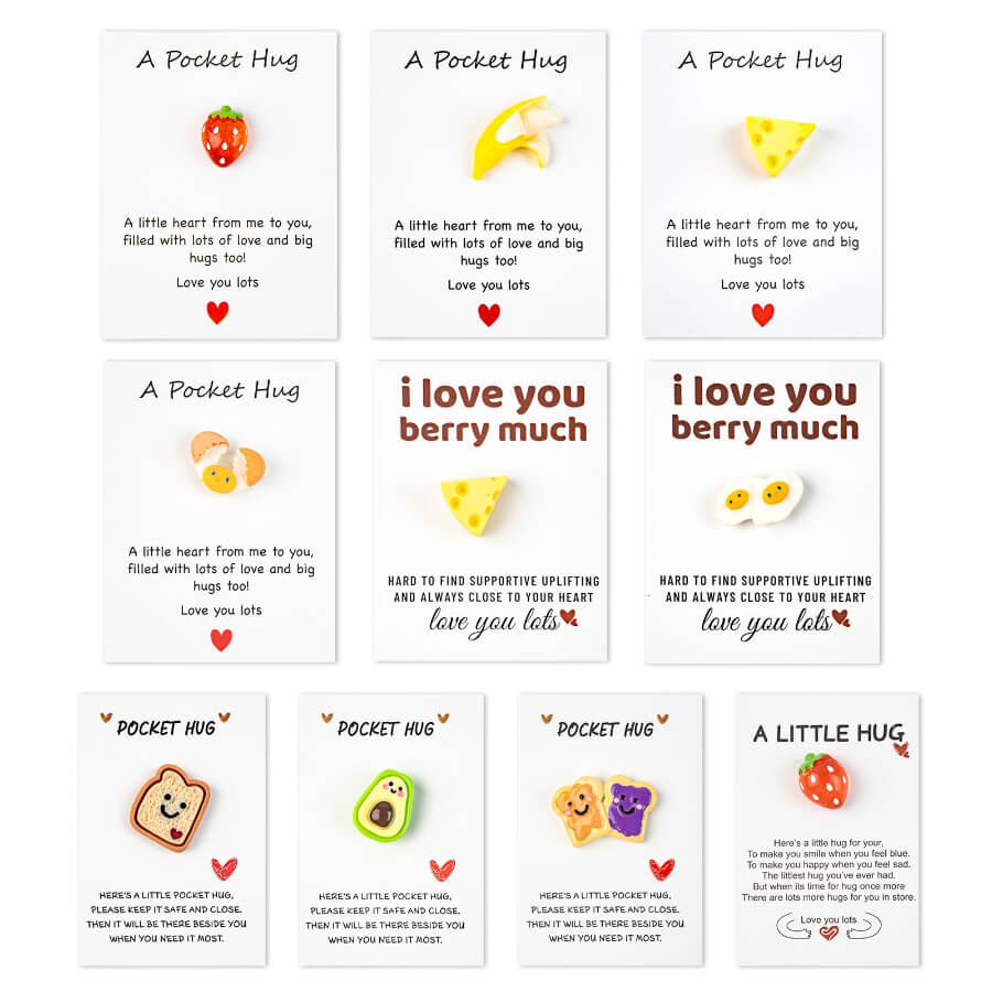 Quirky Food-Themed Pocket Hug | Funny & Sentimental Punny Gift