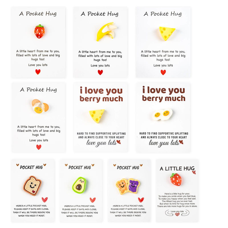 I Love You Berry Much, Pocket Hug Set, 10 Pieces for 1 Set
