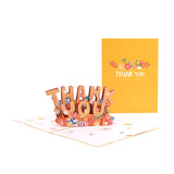 Thank You Pop up Card, 3D Greeting Card
