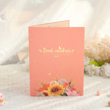 Carte pop-up Bouquet de fleurs, carte de vœux 3D