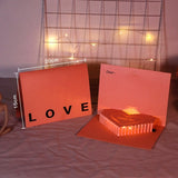 Carte pop-up musicale Love Heart, carte de vœux 3D