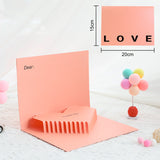 Carte pop-up musicale Love Heart, carte de vœux 3D