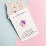 3D Resin Bead Colorful Pocket Hug, 6 Pieces for 1 Set