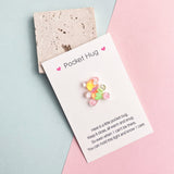 3D Resin Bead Colorful Pocket Hug, 6 Pieces for 1 Set