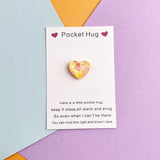 3D Resin Bead Heart Shape, Pocket Hug Set, 7 Pieces for 1 Set