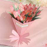 Carte pop-up Bouquet de tulipes, carte de vœux 3D