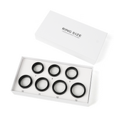 Smart Ring Sizing Kit - Size Before You Buy, 9 Sizes 6-14, Accurate Fit Tester