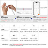 Gold-colored Stainless Steel Smart Ring – Fitness Tracker with 24/7 Sleep Tracking, Heart Rate,Blood Oxygen, Stress & Women's Cycle Monitor,IP68 & 5ATM Health & Fitness Tracker, iOS & Android Compatible, Charging Case Included