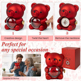 Teddy bear with preserved flowers