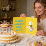 Funny Musical Birthday Card with Singing & Head-Banging Parrot, Sound & Shaking Pop Up Birthday Card for Men Women Kids, Happy Birthday Gift for Friends, Family, Coworkers