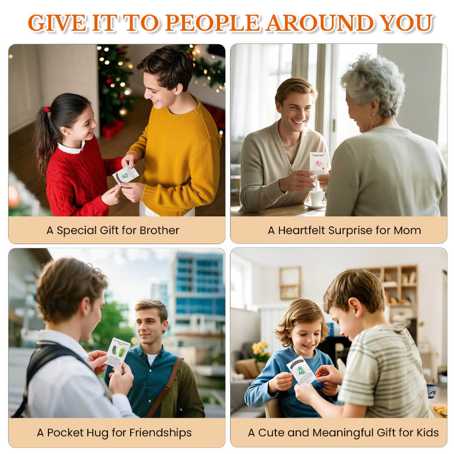 Collection of Whimsical Pocket Hugs | Emotional Support Pickle, Turtle & More