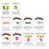 Collection of Whimsical Pocket Hugs | Emotional Support Pickle, Good Luck Charms & More