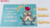 Funny Otter Dancing Birthday Card - "We're Otterly in Love" | Musical Pop-Up Card with Sound & LED Light | Cute Animal Valentine's Day or Anniversary Gift for Couples