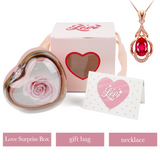 Automatic Flip Gift Box Heart Shape