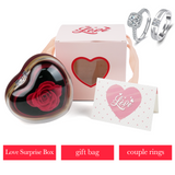 Automatic Flip Gift Box Heart Shape