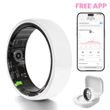 Smart Health Ring - Heart Rate Blood Oxygen Sleep Monitor, Couple Interactive 5ATM Waterproof Fitness Tracker Ring